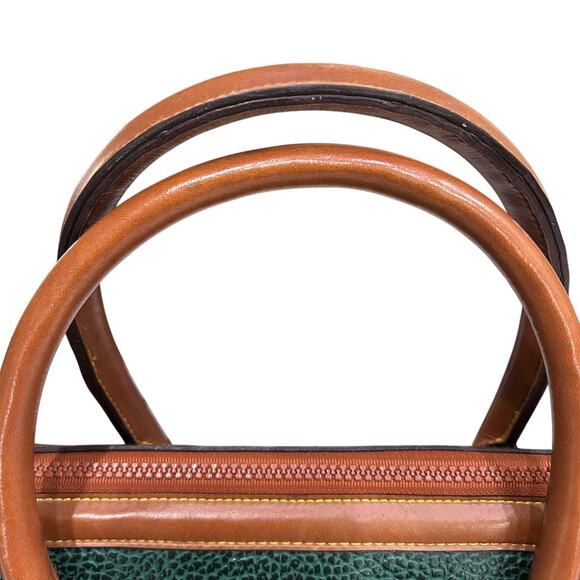 Dooney & Bourke All Weather Pebble Leather Vintage Satchel Handbag Classic - Picture 12 of 15